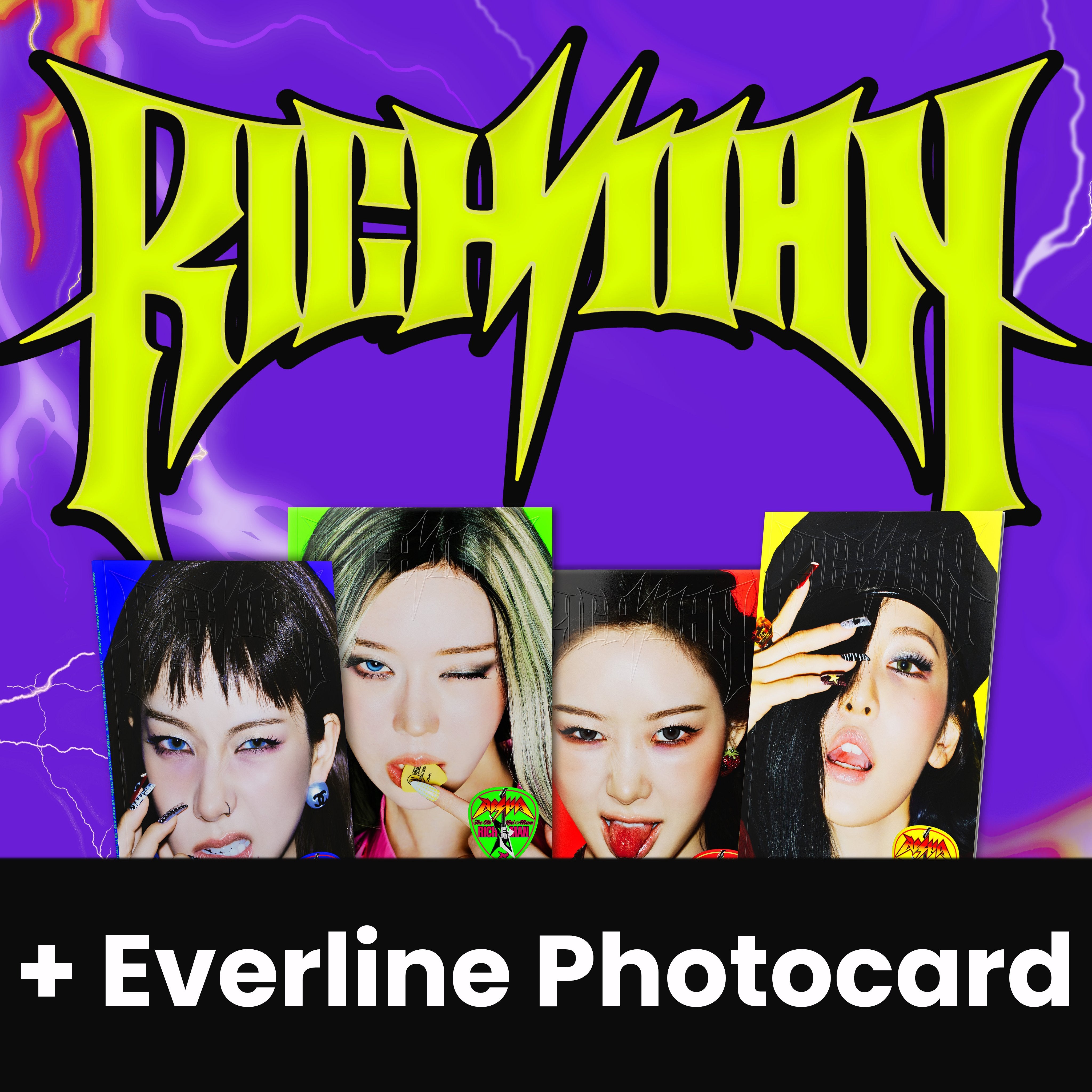 AESPA - RICH MAN (ENERGY VER.) + Everline Photocard