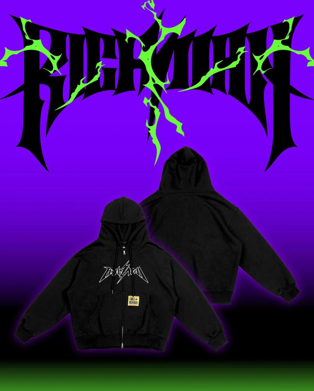 AESPA - HOODIE ZIP UP (RICH MAN POP UP OFFICIAL MD) Nolae