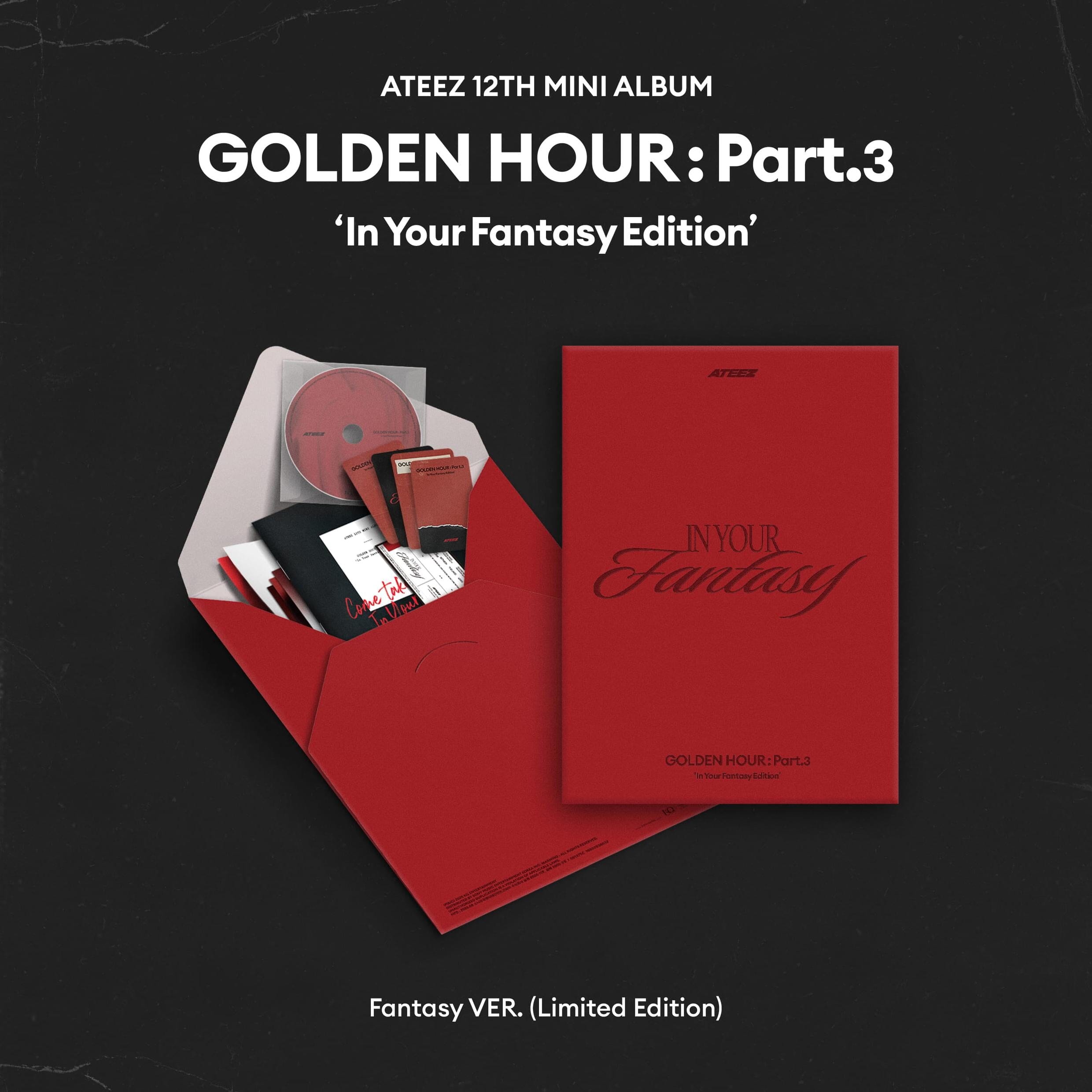 ATEEZ - GOLDEN HOUR : PART.3 (IN YOUR FANTASY EDITION) (LIMITED FANTASY VER.) Nolae