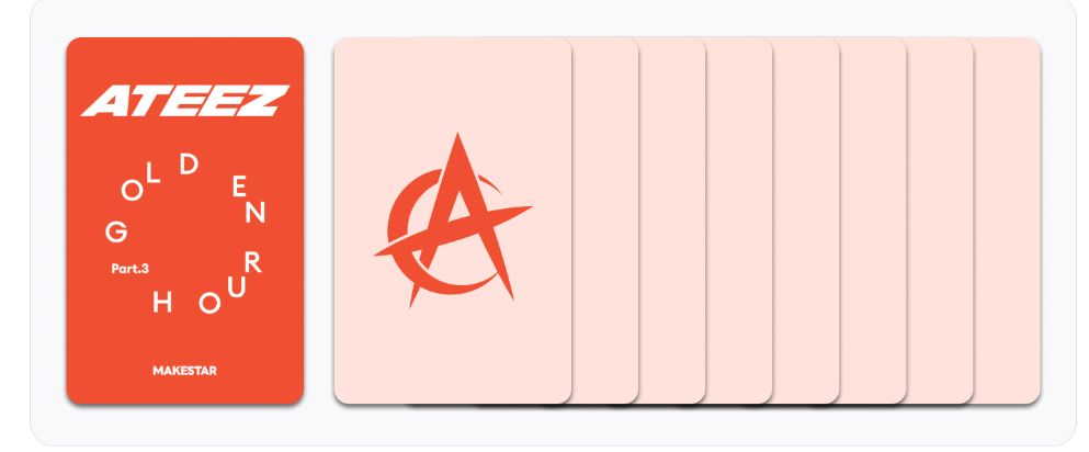 ATEEZ - GOLDEN HOUR : PART.3 (POCA ALBUM VER.) + Makestar Photocard Nolae