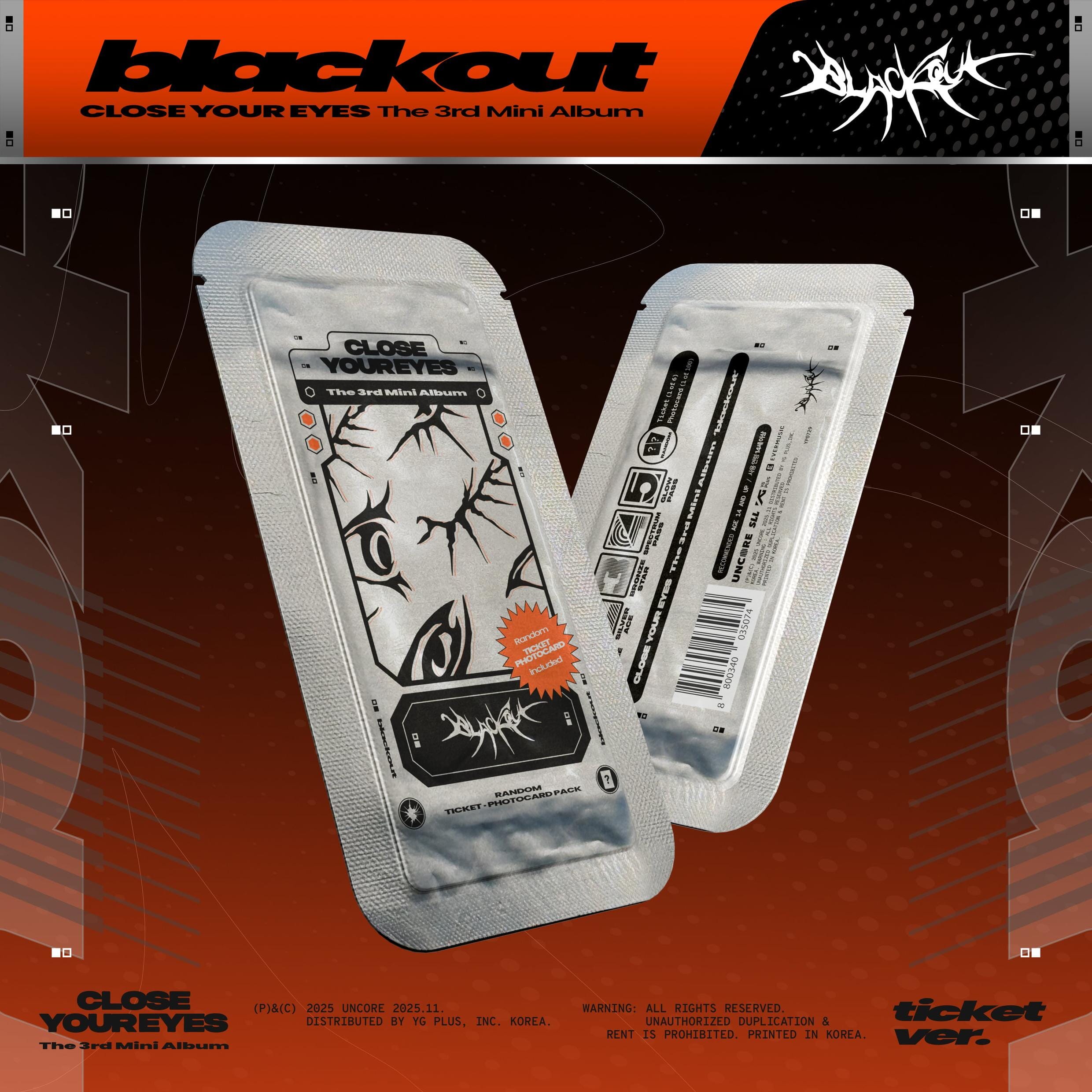 CLOSE YOUR EYES - BLACKOUT (EVER MUSIC ALBUM) Nolae