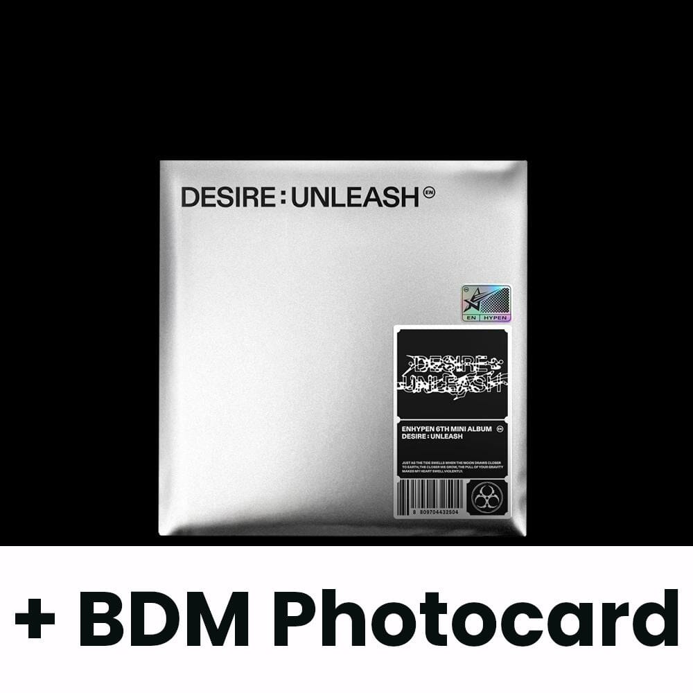 ENHYPEN - DESIRE : UNLEASH (ENGENE VER.) + BDM Photocard Nolae