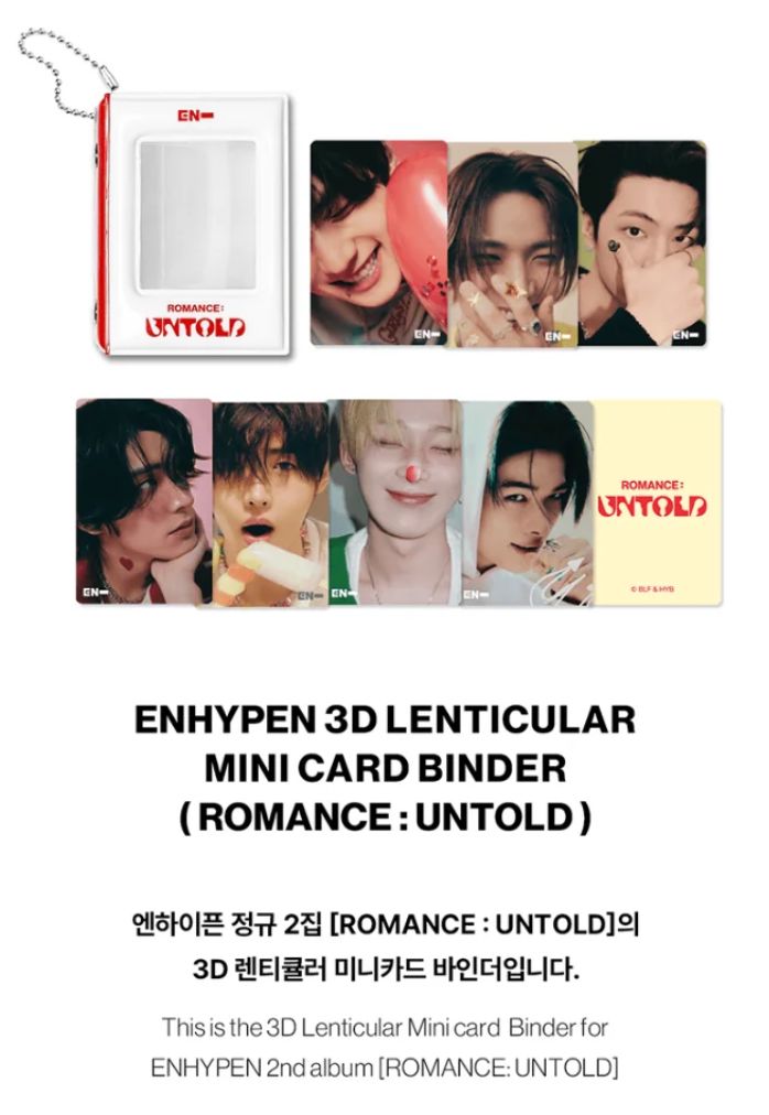 ENHYPEN - LENTICULAR MINI CARD (ROMANCE : UNTOLD OFFICIAL MD) Nolae