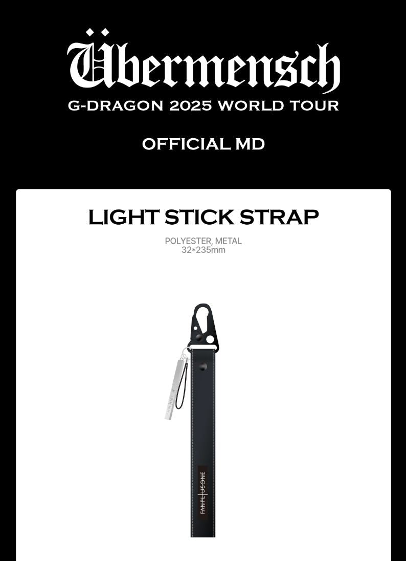 G-DRAGON - LIGHT STICK ACCESSOIRES (2025 WORLD TOUR 'ÜBERMENSCH' OFFICIAL MD) Nolae