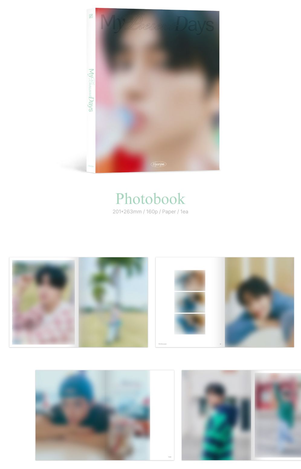 HYUNJAE (THE BOYZ) - MY PRESENT DAYS (MY DEAR DAYS THE BOYZ PHOTOBOOK) Nolae