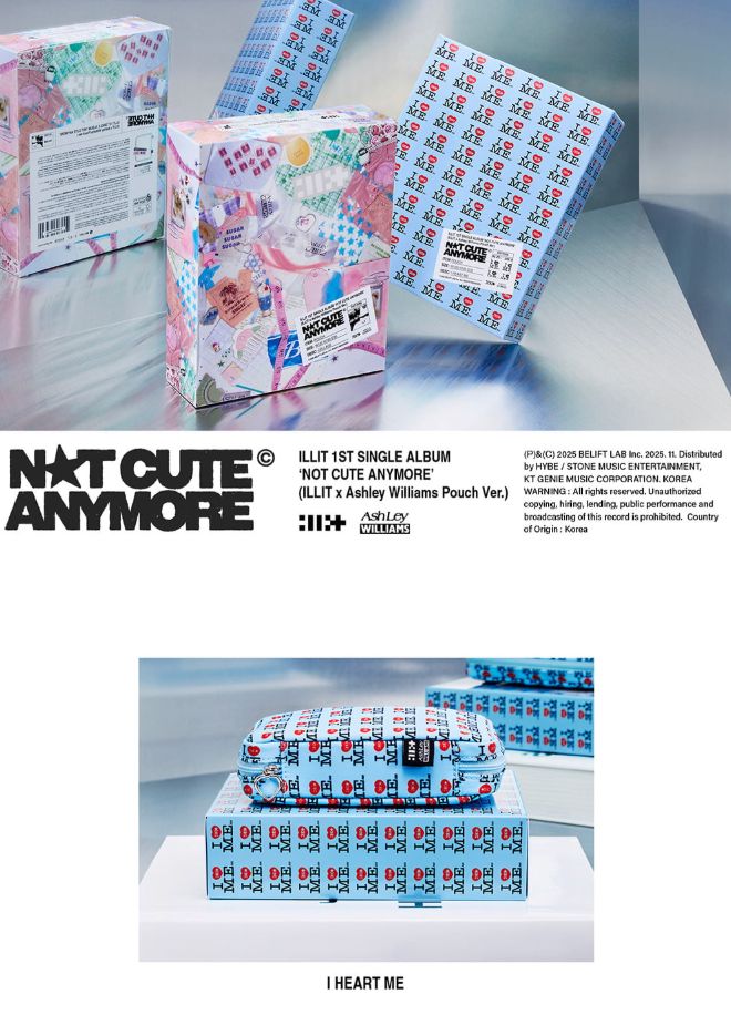 ILLIT - NOT CUTE ANYMORE (ILLIT X ASHLEY WILLIAMS POUCH VER.) Nolae