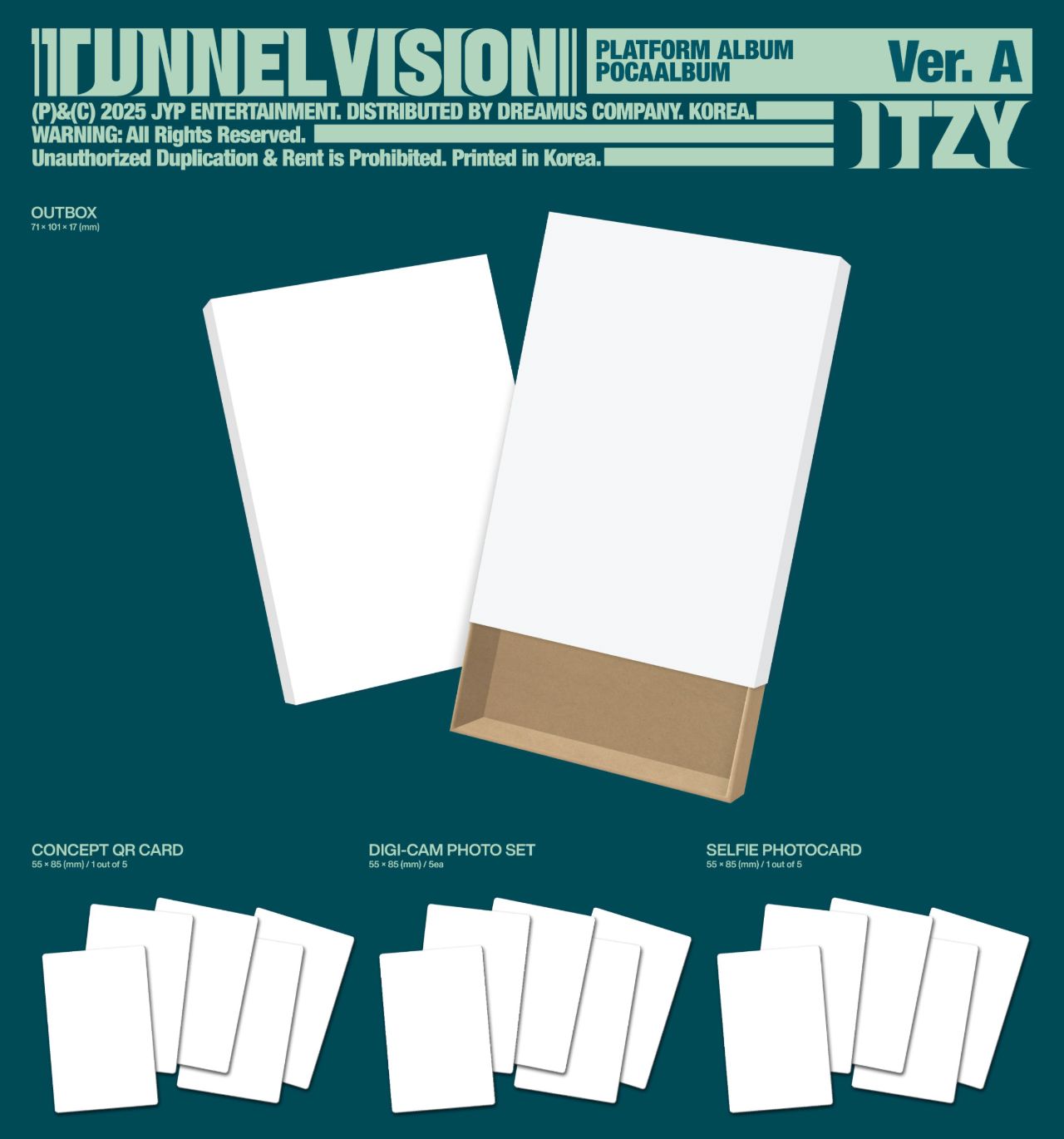 ITZY - TUNNEL VISION (POCA ALBUM) + FANS SHOP Photocard Nolae