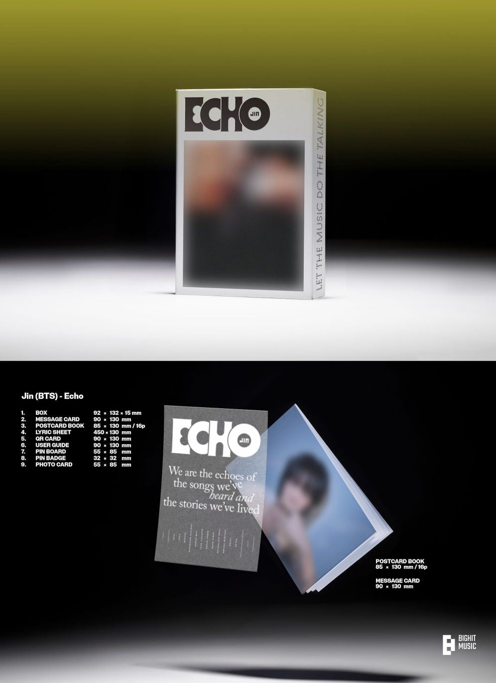 JIN (BTS) - ECHO (WEVERSE ALBUMS VER.) + Weverse Gift Nolae