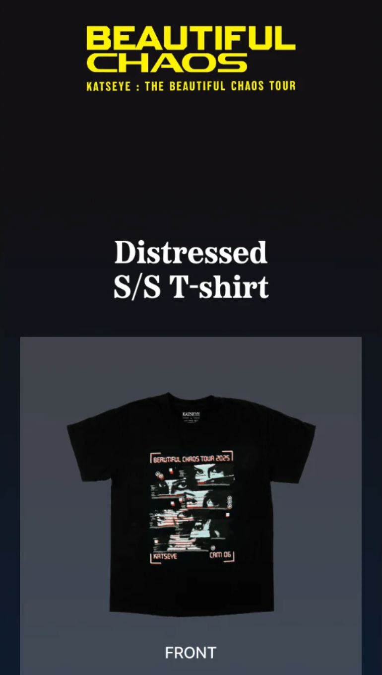 KATSEYE - T-SHIRTS & HOODIES (THE BEAUTIFUL CHAOS OFFICIAL MD) Nolae