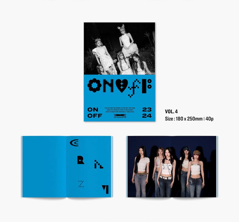 LE SSERAFIM - 'ON-OFF 23-24' + Weverse Gift Nolae