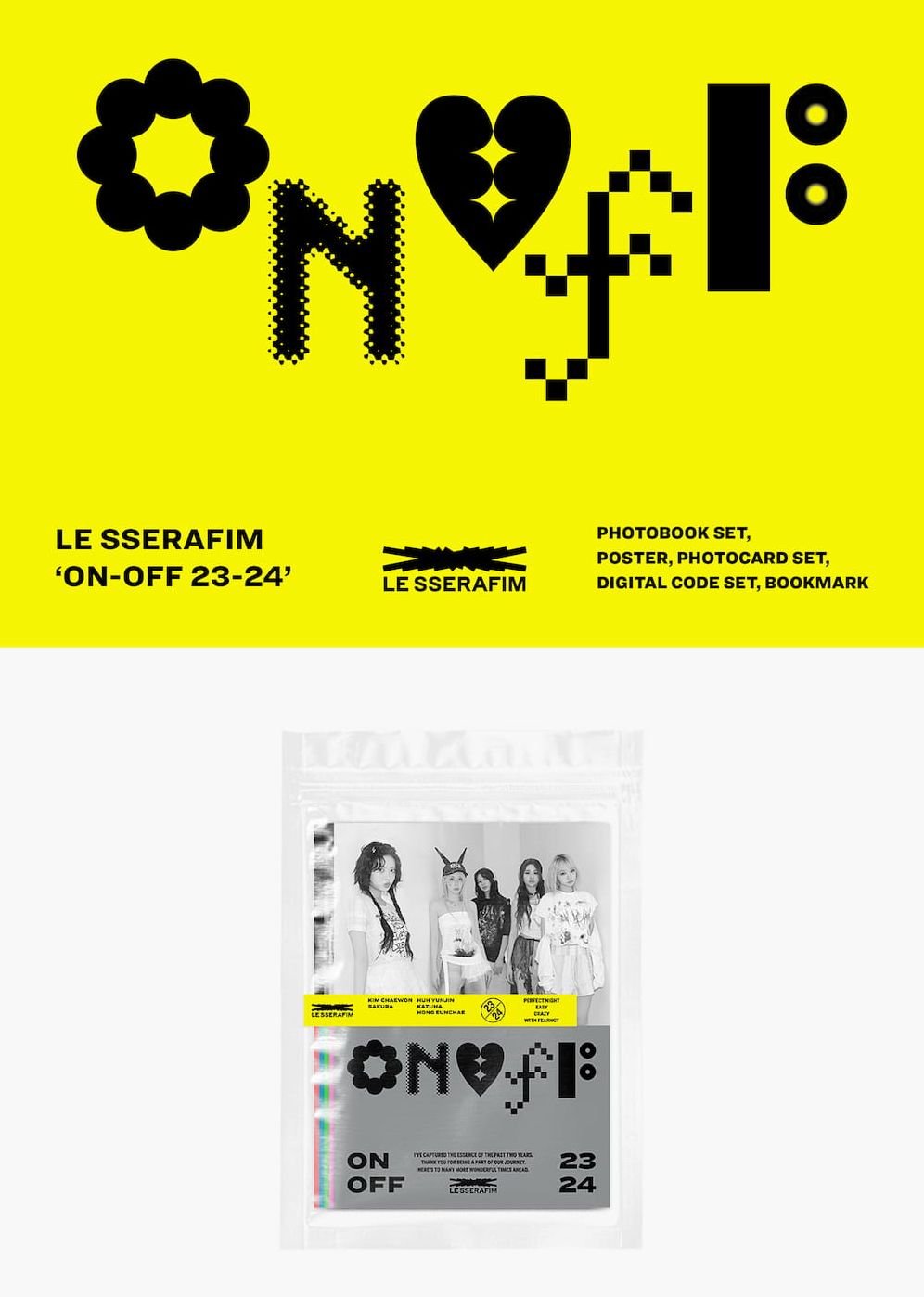 LE SSERAFIM - 'ON-OFF 23-24' + Weverse Gift Nolae