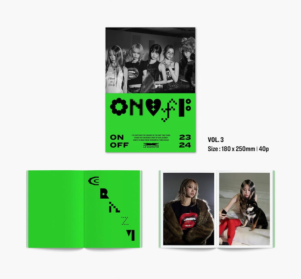 LE SSERAFIM - 'ON-OFF 23-24' + Weverse Gift Nolae
