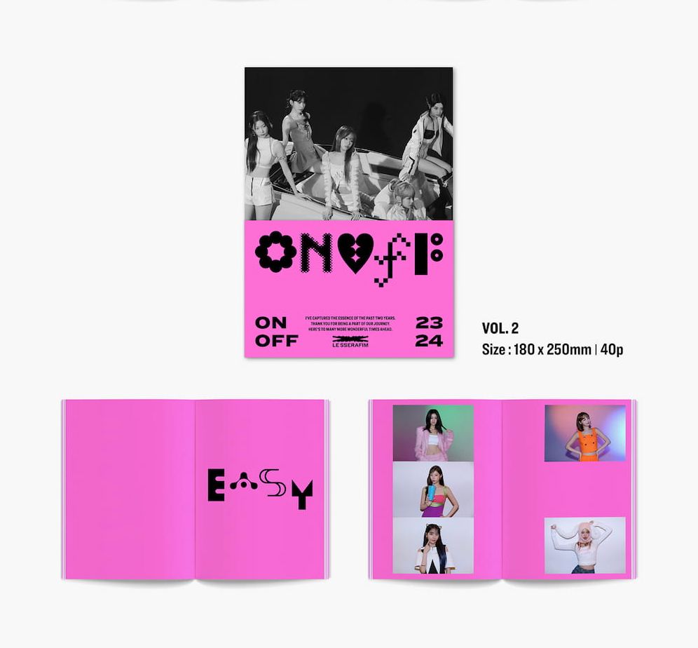 LE SSERAFIM - 'ON-OFF 23-24' + Weverse Gift Nolae