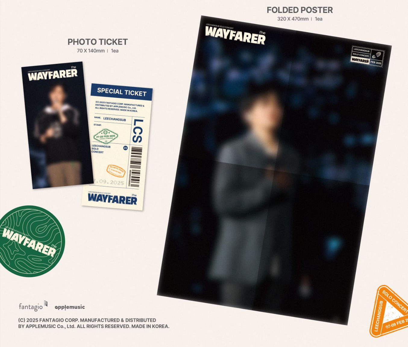 LEE CHANGSUB (BTOB) - SOLO CONCERT 'THE WAYFARER' BEHIND PHOTO BOOK Nolae