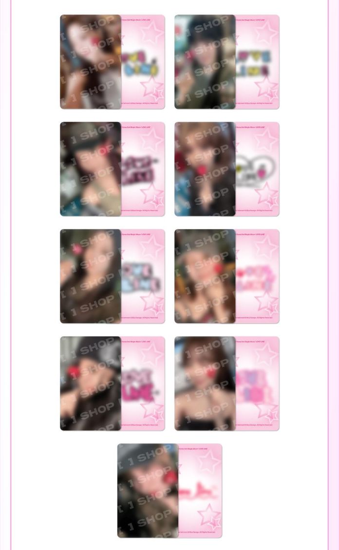NIZIU - PHOTOCARD SET ('LOVE LINE' MD) Nolae