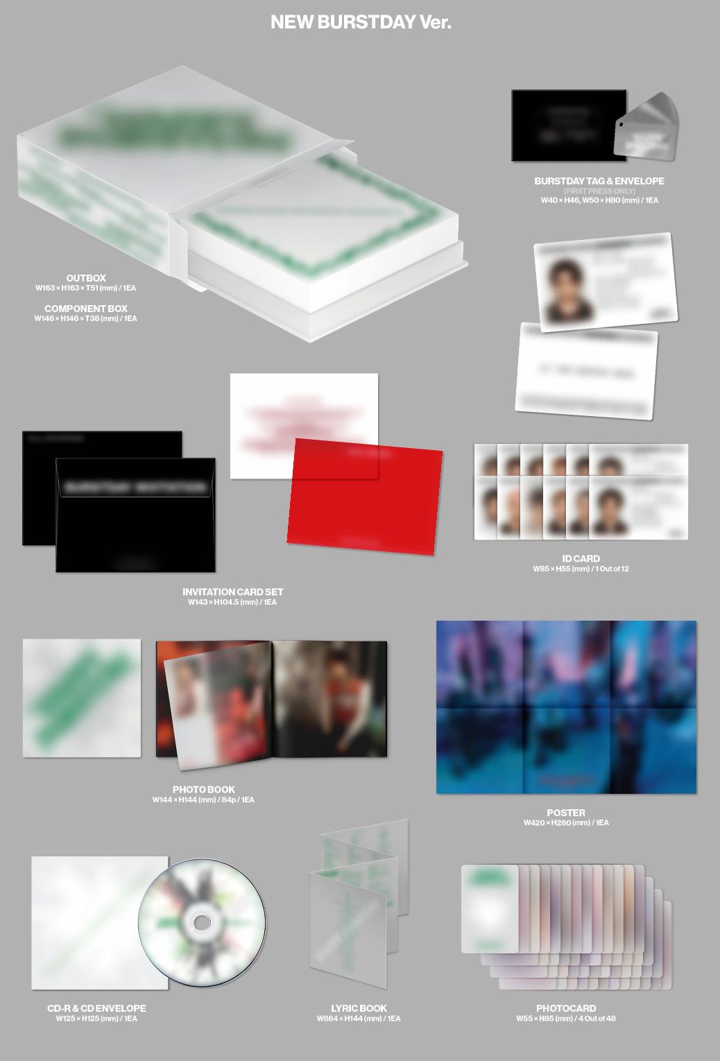 SEVENTEEN - HAPPY BURSTDAY + YES24 Gift Nolae