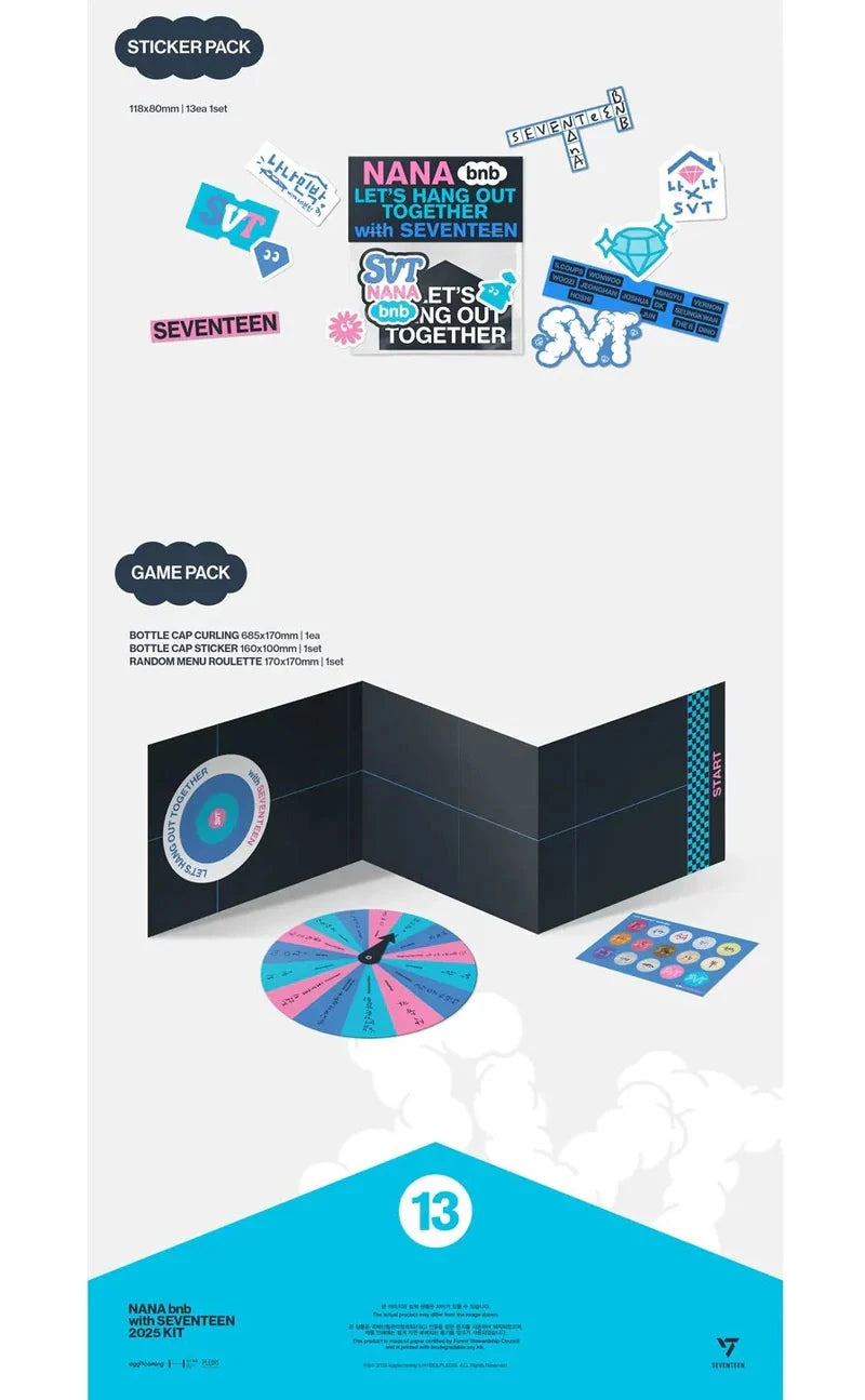 SEVENTEEN - NANA BNB WITH SEVENTEEN 2025 KIT Nolae
