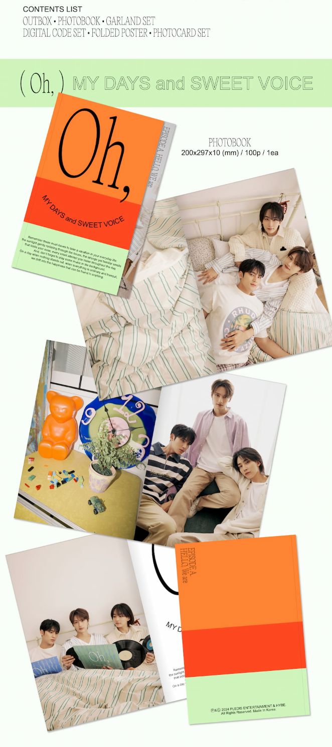 SEVENTEEN - UNIT PHOTOBOOK (EPISODE: OH, MY DAYS AND SWEET VOICE) Nolae
