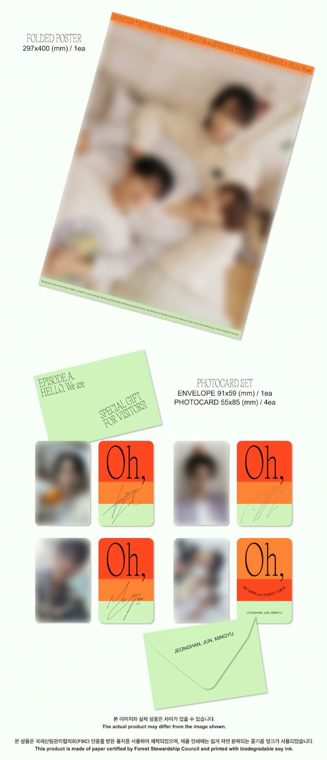 SEVENTEEN - UNIT PHOTOBOOK (EPISODE: OH, MY DAYS AND SWEET VOICE) Nolae
