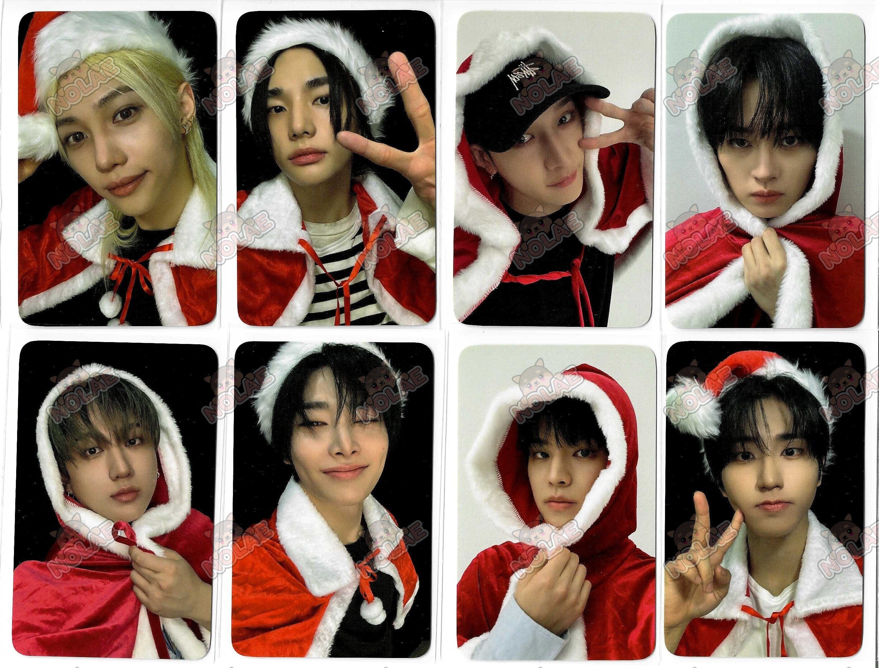 STRAY KIDS - '合 (HOP)' POP-UP STORE MD - POB SANTA PHOTOCARD Nolae
