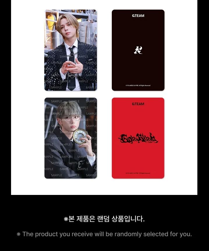 &TEAM - PHOTO CARD (GO IN BLIND) Nolae