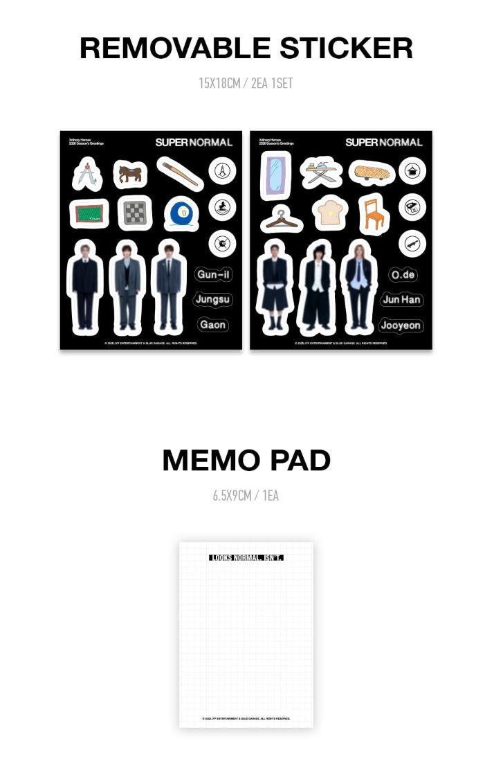 XDINARY HEROES - 2026 SEASON'S GREETINGS (SUPER NORMAL) + Special Photocard Set Nolae