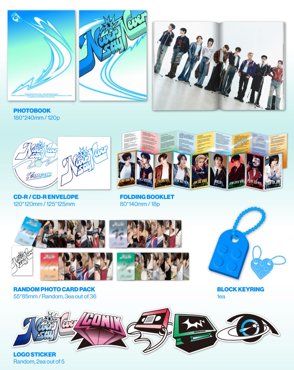 ZB1 - NEVER SAY NEVER (PHOTOBOOK VER.) + Apple Music Photocard Nolae