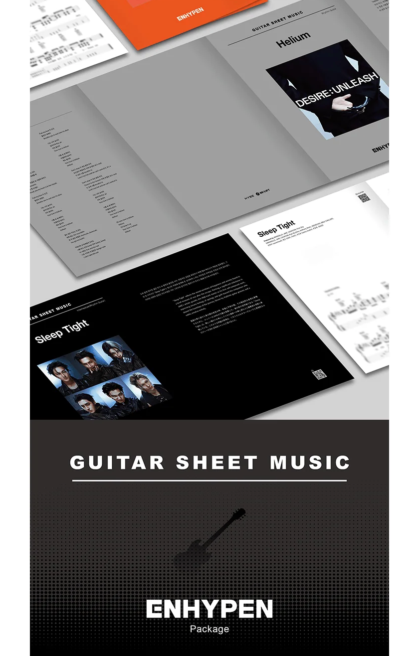 ENHYPEN - GUITAR SHEET MUSIC : ENHYPEN (PACKAGE)