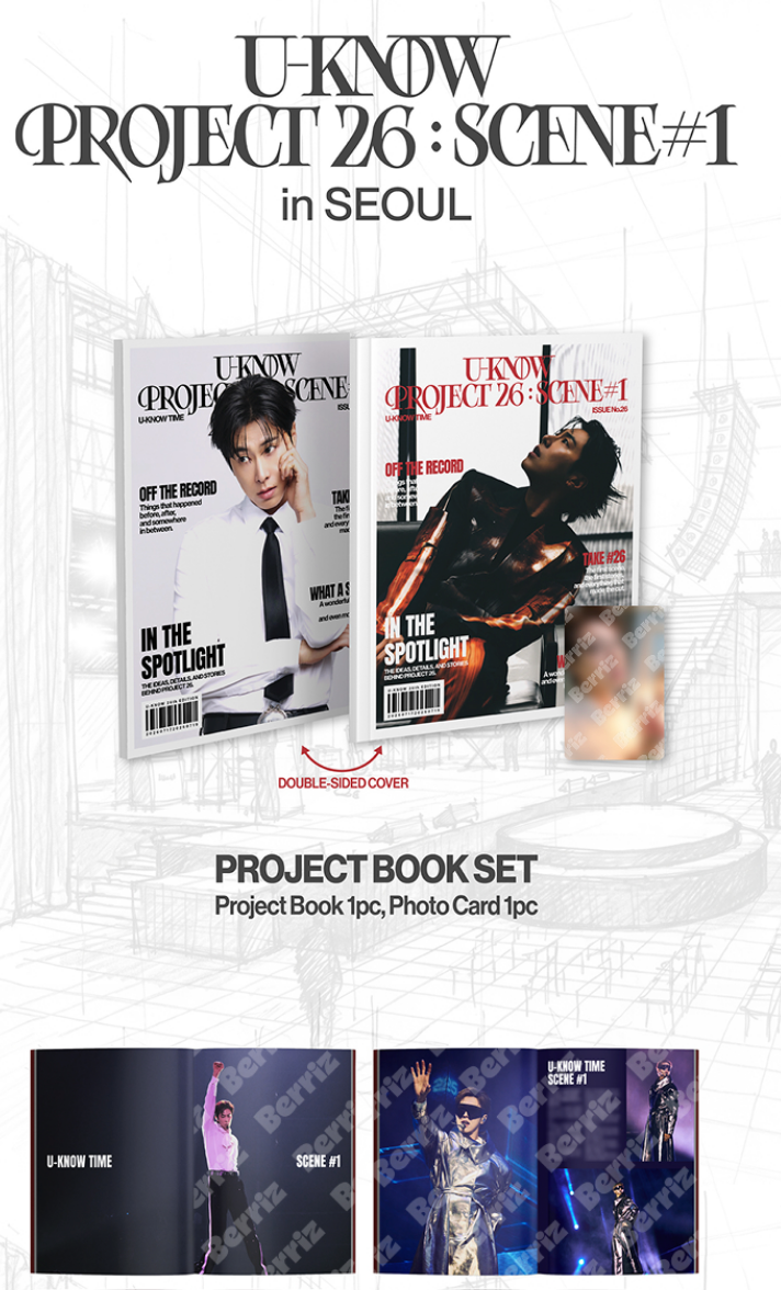 U-KNOW YUNHO (TVXQ!) - PROJEKT BOOK SET (PROJECT 26 : SCENE#1 IN SEOUL MD)