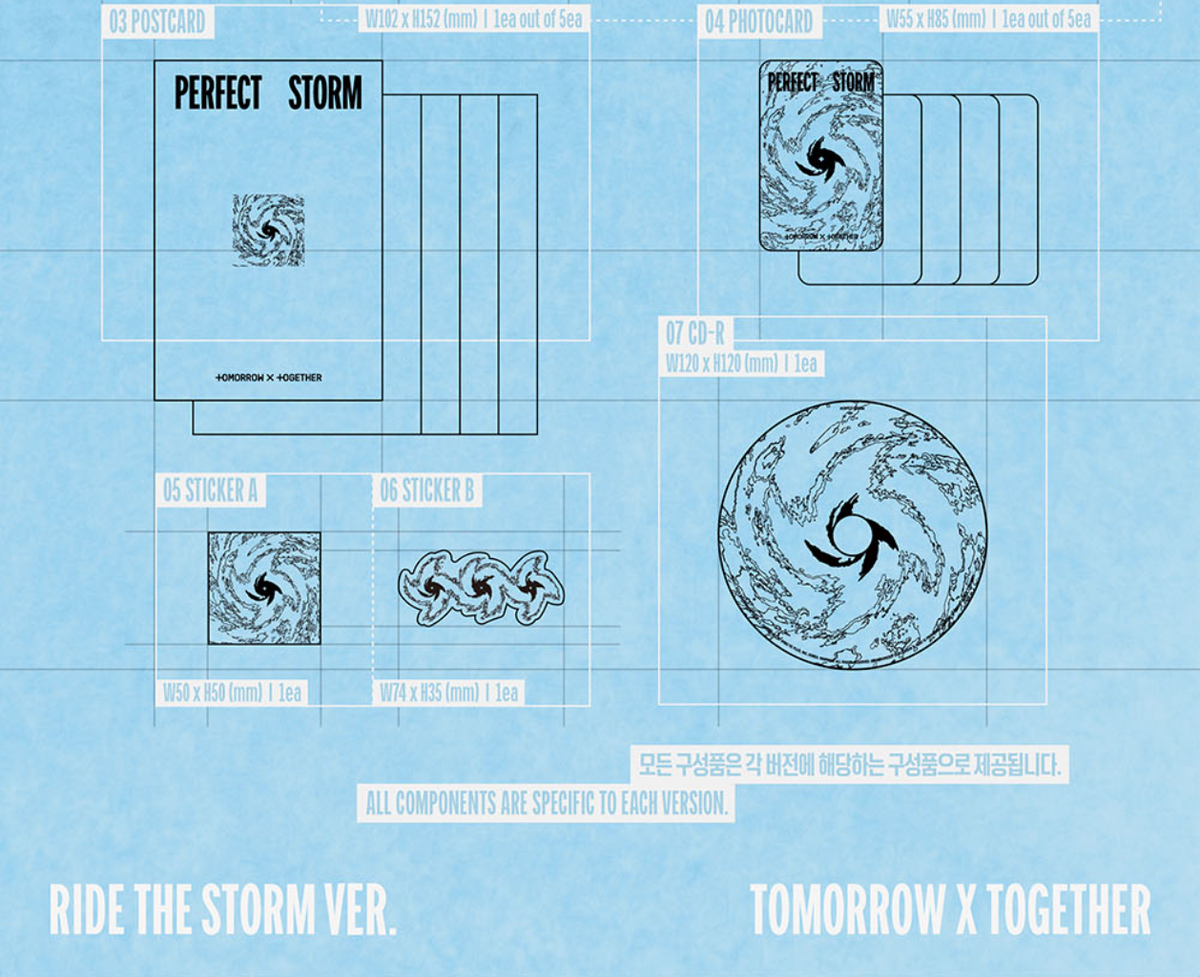 TXT - PERFECT STORM + Weverse Gift