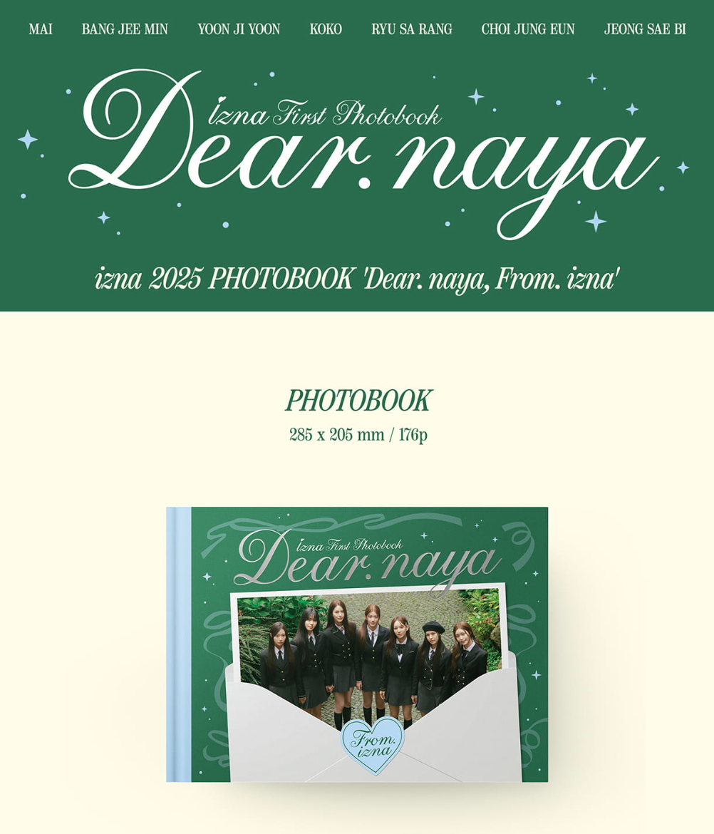 IZNA - FIRST PHOTOBOOK (DEAR. NAYA, FROM. IZNA)