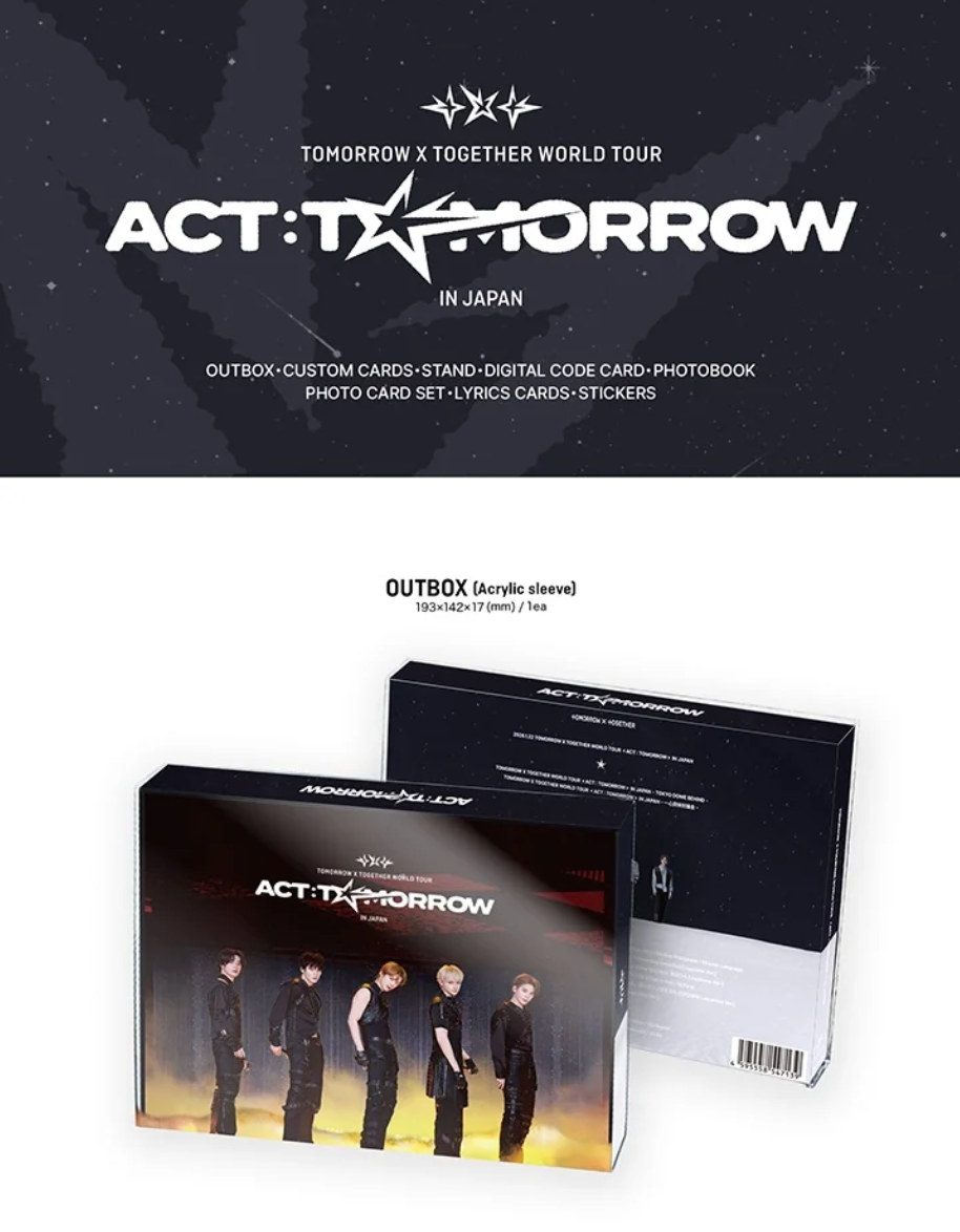 TXT - ACT : TOMORROW IN JAPAN (BLU-RAY & DIGITAL CODE) + Weverse Japan Gift