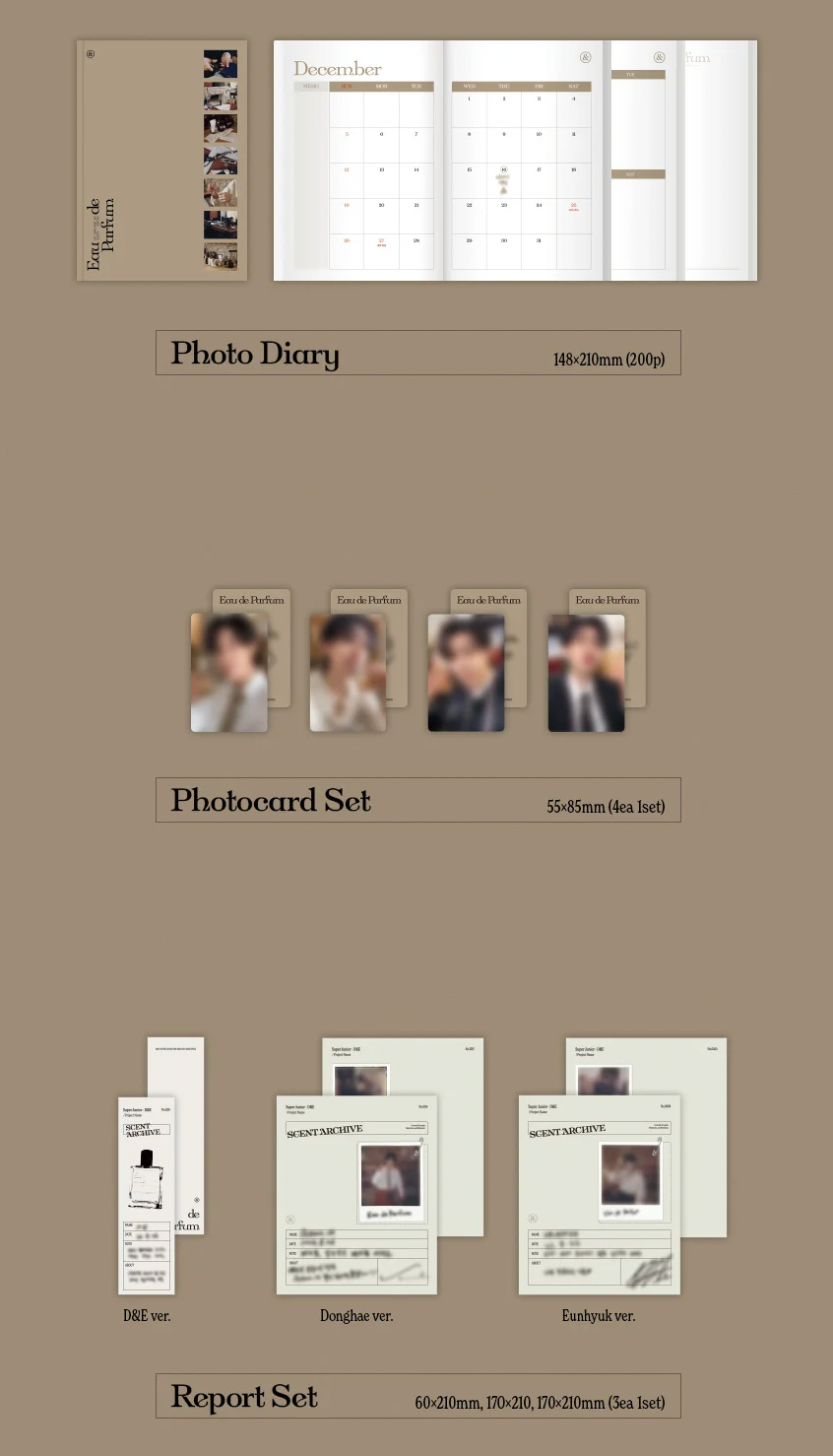 SUPER JUNIOR D&E - 2027 SEASON'S GREETINGS + Fromm Store Gift