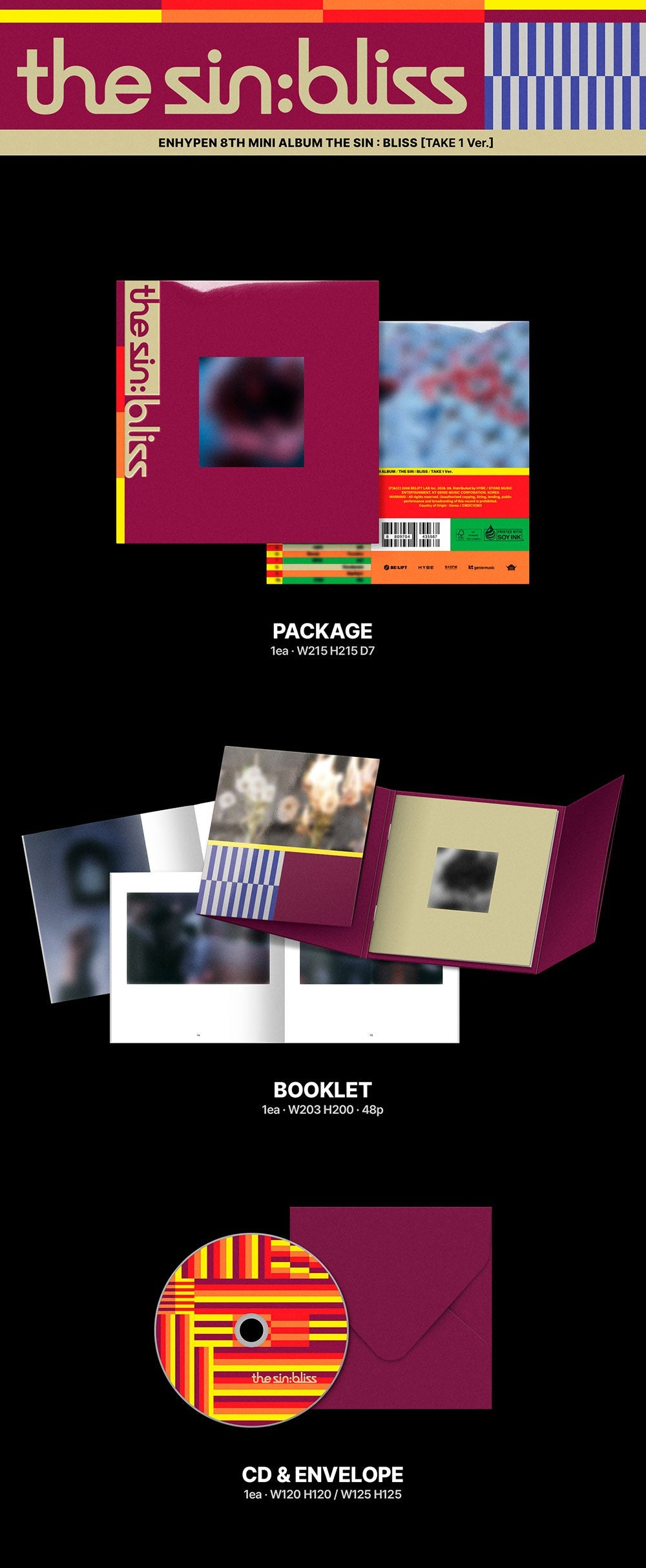 ENHYPEN - THE SIN: BLISS (SET) + WEVERSE GIFT