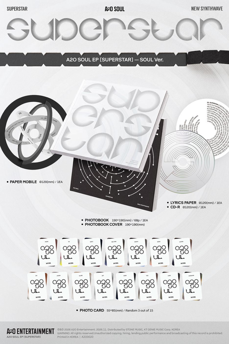 A2O SOUL - SUPERSTAR + Apple Music Gift Nolae