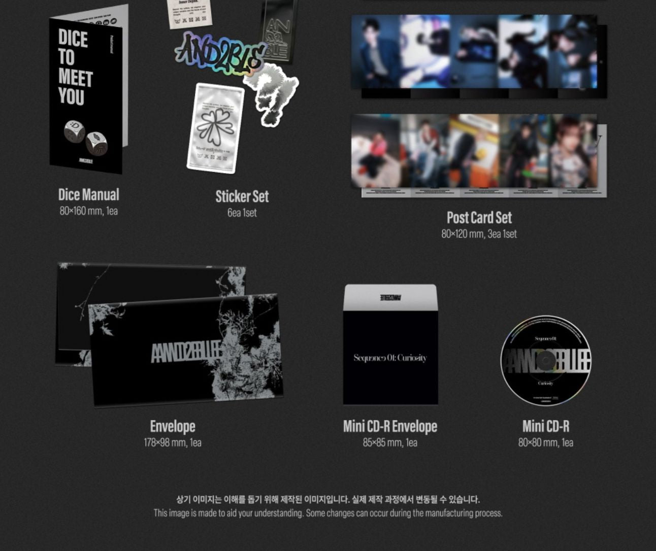AND2BLE - SEQUENCE 01: CURIOSITY (CURIOUS VER.) (LIMITED EDITION) Nolae