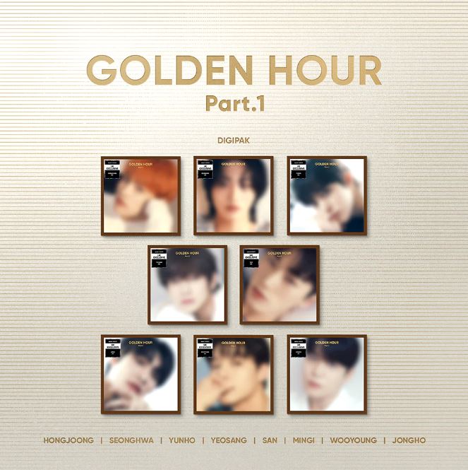 ATEEZ - GOLDEN HOUR : PART 1 (DIGIPAK VER.) hello82 UK Exclusive Nolae
