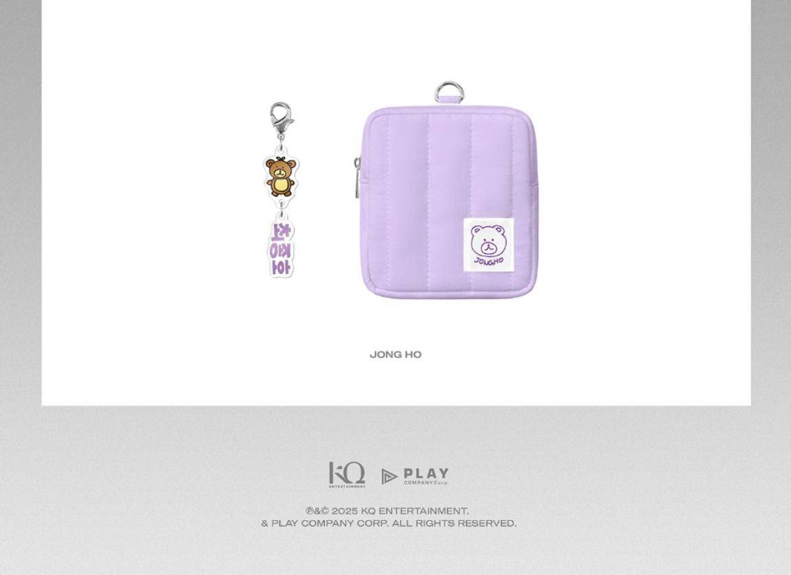 ATEEZ - KEYRING MINI POUCH ('2025 ATEEZ WORLD TOUR' MD) Nolae