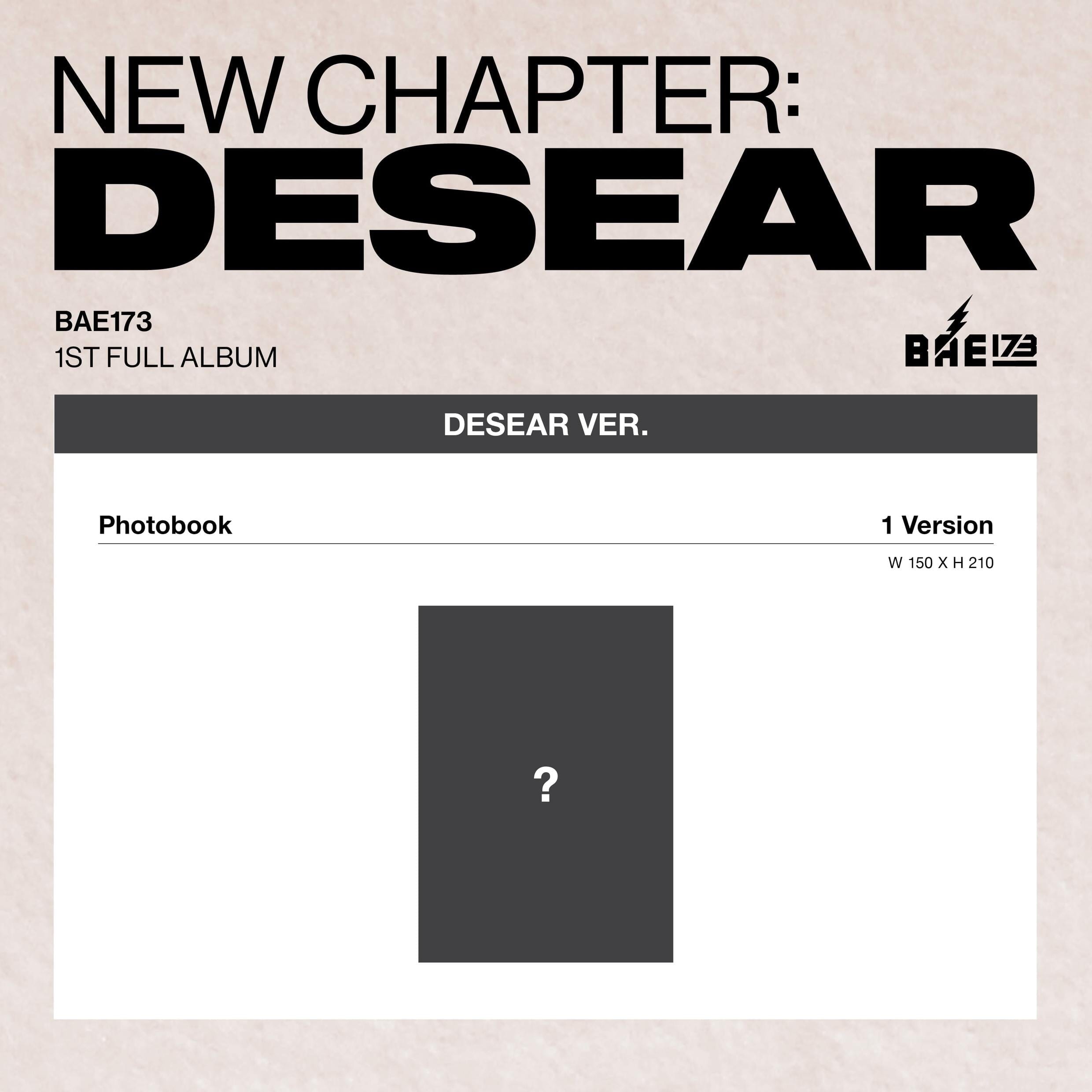 BAE173 - NEW CHAPTER : DESEAR Nolae