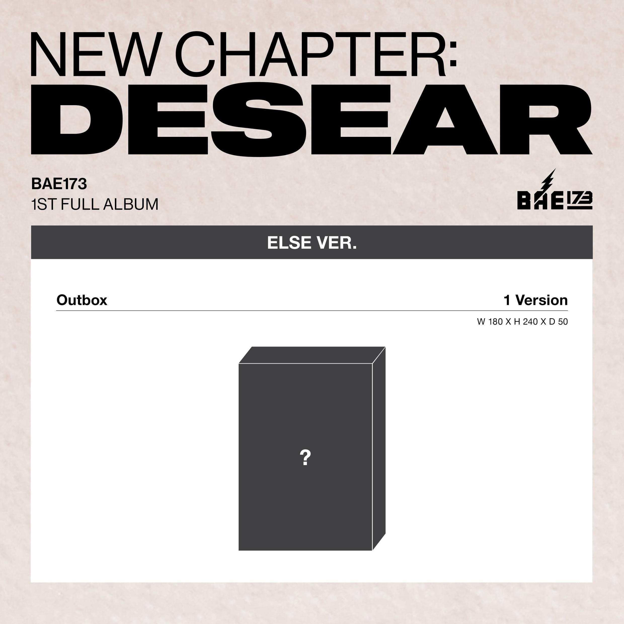 BAE173 - NEW CHAPTER : DESEAR Nolae