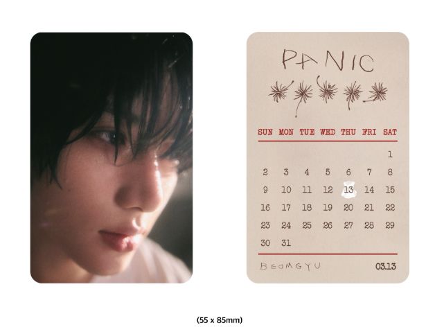 BEOMGYU (TXT) - BEOMGYU'S MIXTAPE: PANIC + YES24 Photocard Nolae