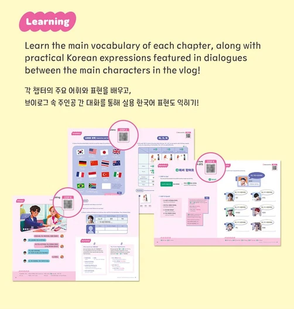 BTS - EASY KOREAN WITH BTS (NEW COLOR EDITION) Nolae