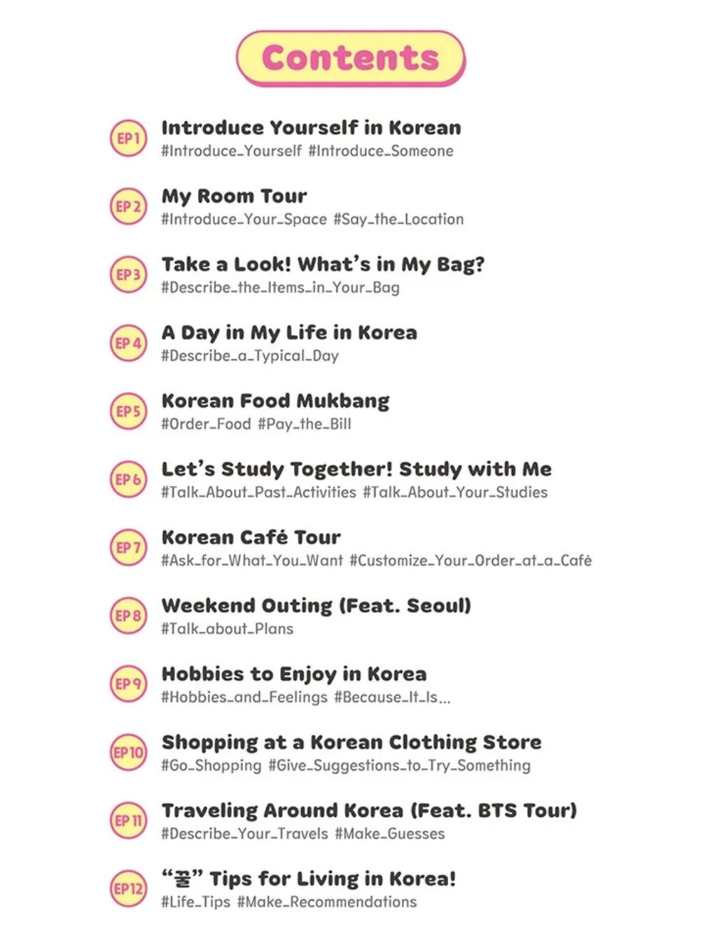 BTS - EASY KOREAN WITH BTS (NEW COLOR EDITION) Nolae