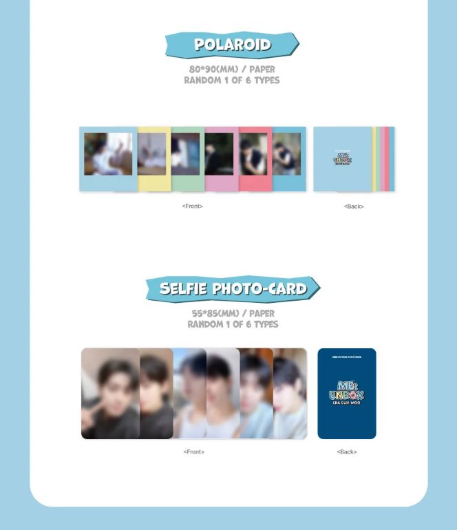 CHA EUN WOO (ASTRO) - PHOTOBOOK (ME : UNBOX) Nolae