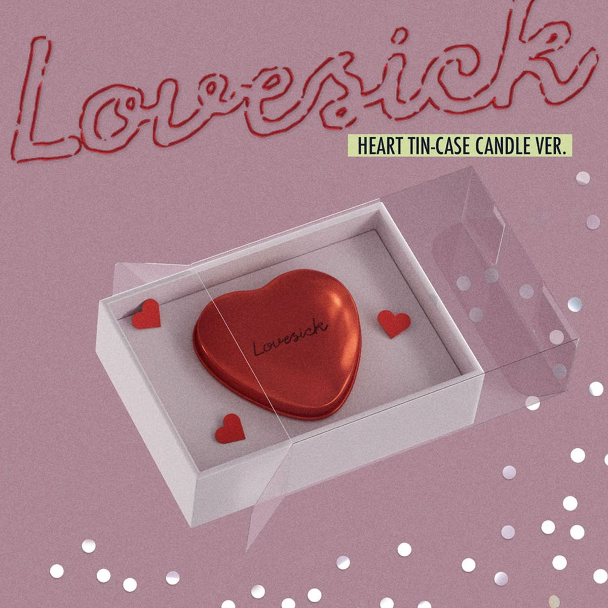 CHAERYEONG (ITZY) - LOVESICK (HEART TIN-CASE CANDLE VER.) Nolae