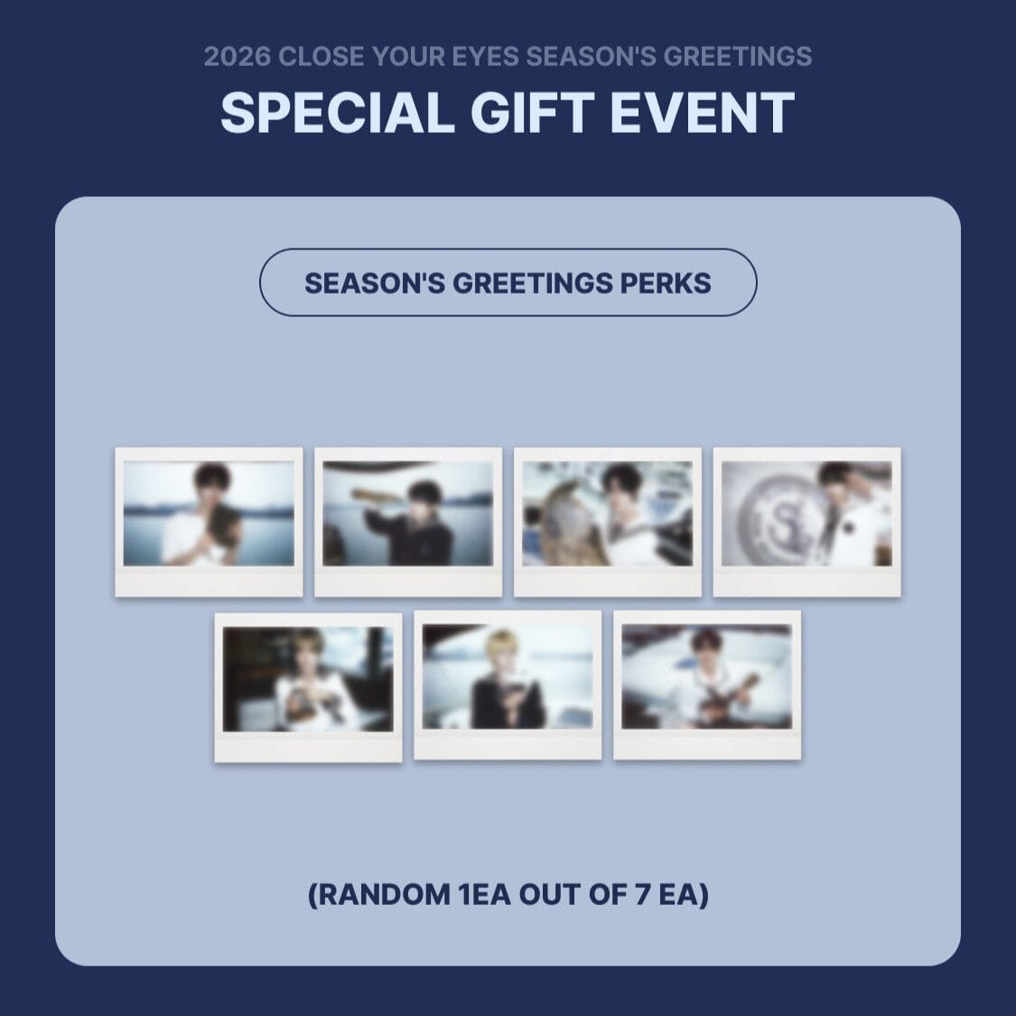 CLOSE YOUR EYES - 2026 SEASON'S GREETINGS Nolae