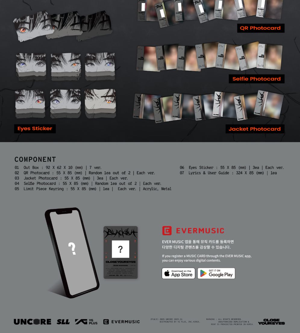 CLOSE YOUR EYES - BLACKOUT (EVER MUSIC ALBUM) Nolae