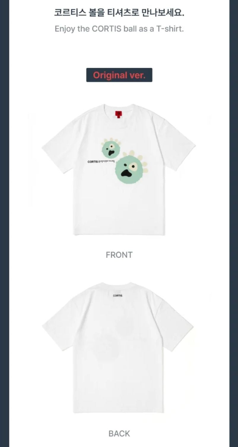 CORTIS - CORTIS BALL T-SHIRT ('26 CORTIS TOUR : PUT YOUR PHONE DOWN MD) Nolae