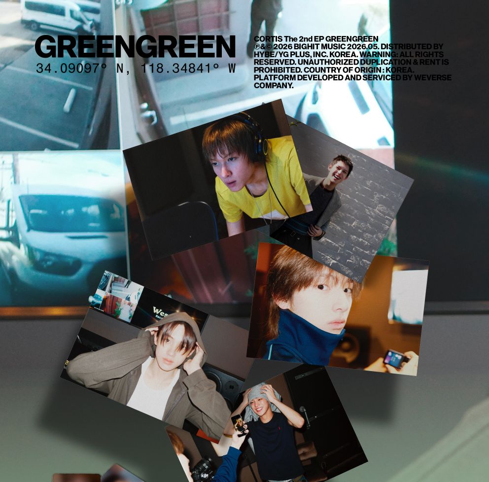 CORTIS - GREENGREEN (WEVERSE ALBUMS VER.) SET + Weverse Gift Nolae