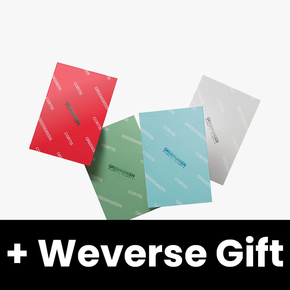 CORTIS - GREENGREEN (WEVERSE ALBUMS VER.) SET + Weverse Gift Nolae